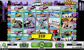 NetEnt Slot bei PartyCasino Jack Hammer vs. Evil Dr. Wüten