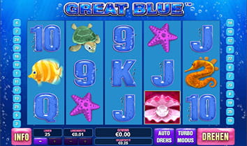 Fans der Unterwasserwelt, werden sich über den Great Blue Slot im Ladbrokes Casino freuen.